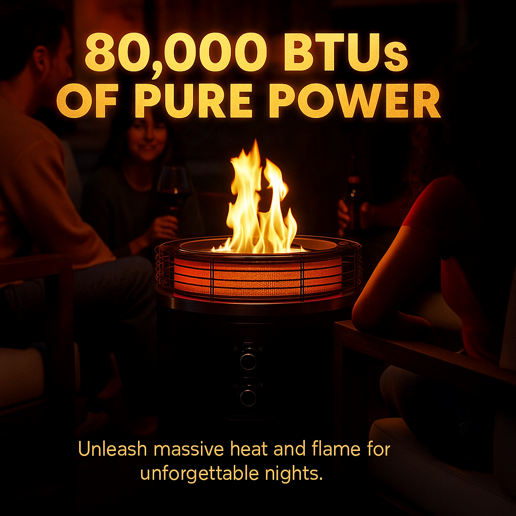 Fireside360™ – The Ultimate Outdoor Heater & Fire Pit