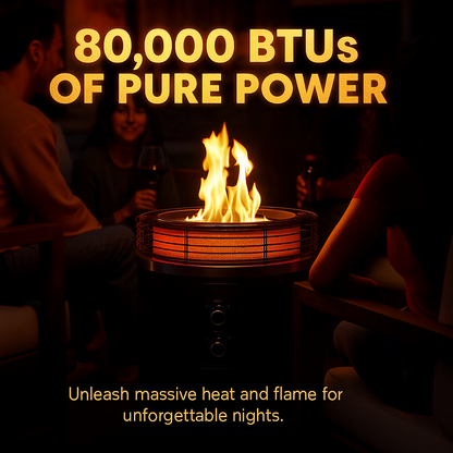 Fireside360™ – The Ultimate Outdoor Heater & Fire Pit